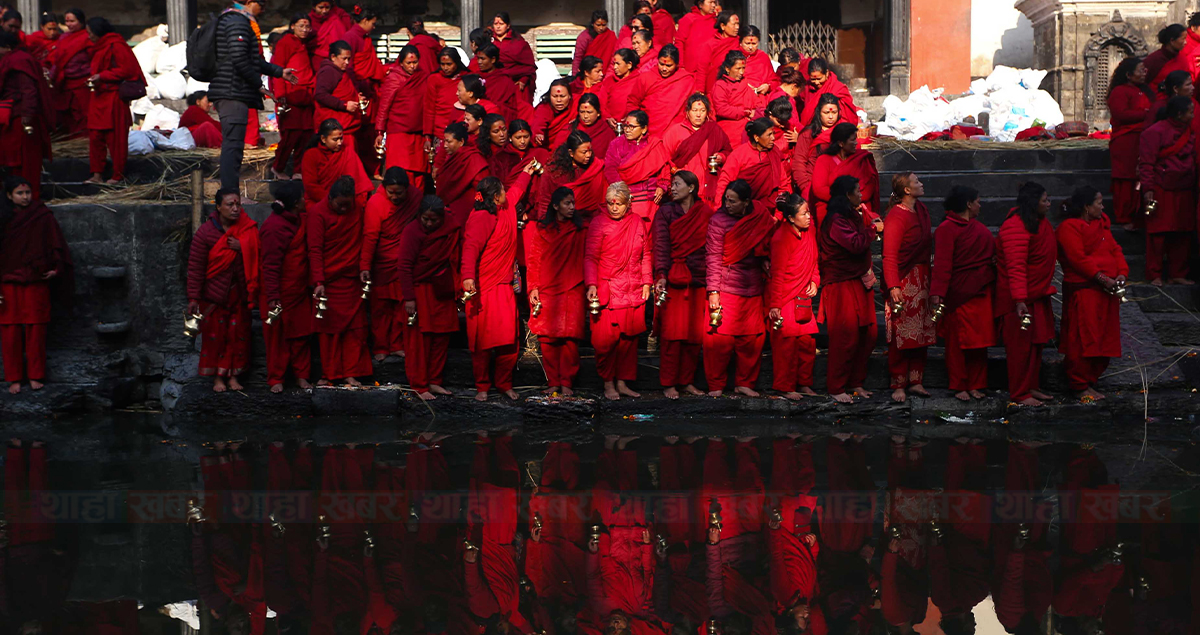 साँखुका व्रतालुको पशुपतिनाथ यात्रा- तस्विर