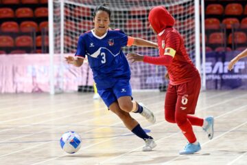 साफ महिला फुटसल च्याम्पियनसिप : माल्दिभ्समाथि नेपालको फराकिलो जित